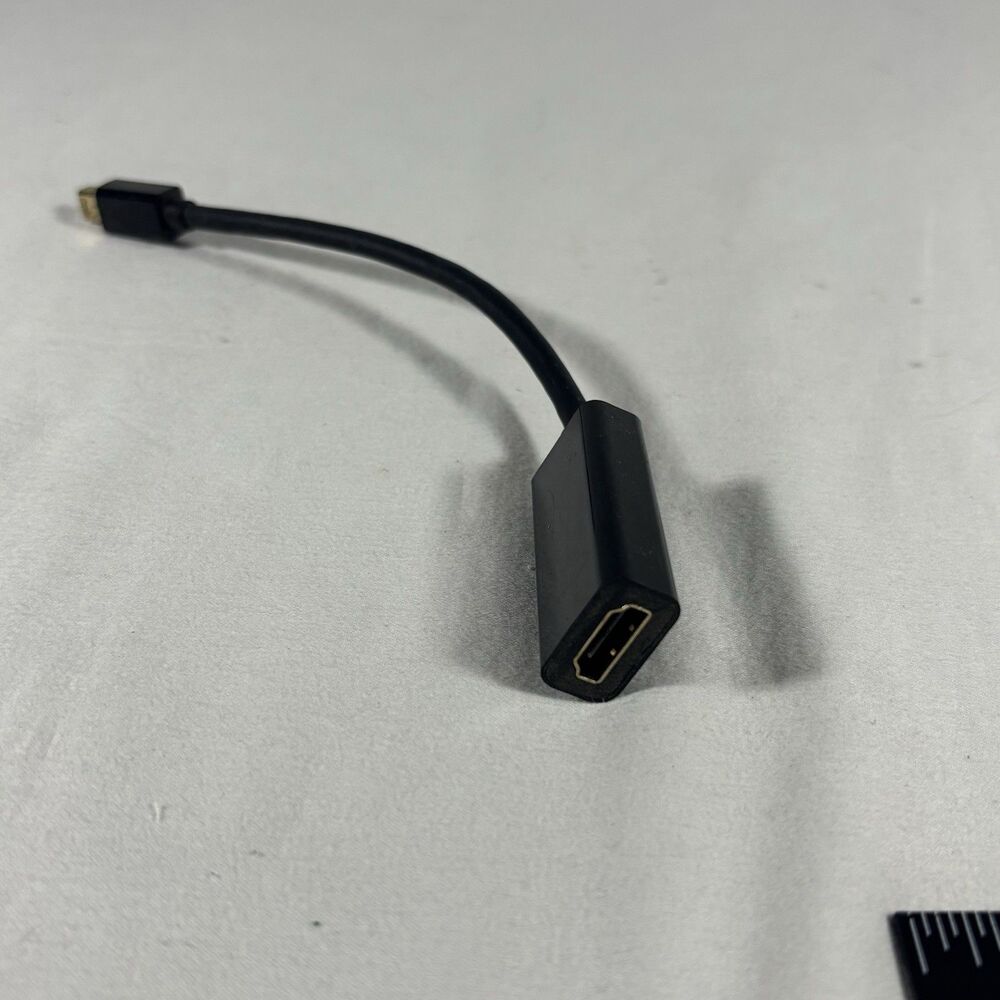 Onn Mini DisplayPort to HDMI Adapter Cable ONA17H0038 Black Converter